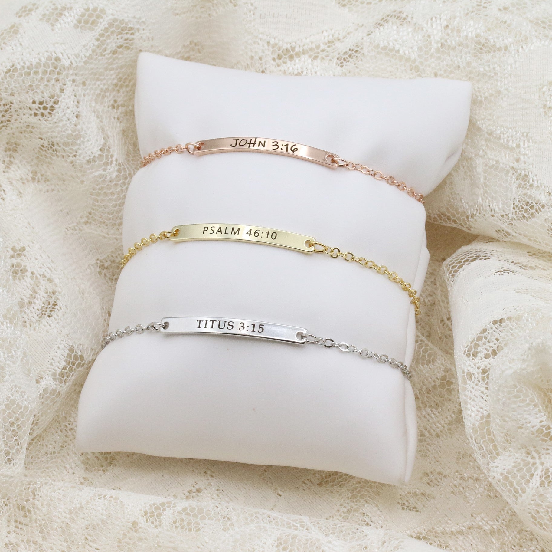 Christian Bracelets for Women Bible Verse Bracelet (FB-12)