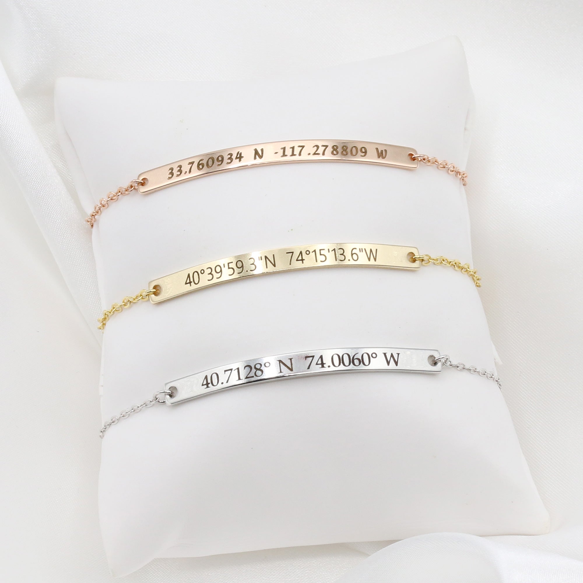 Custom Coordinate Bracelet Special Date Bracelet (FB-20)