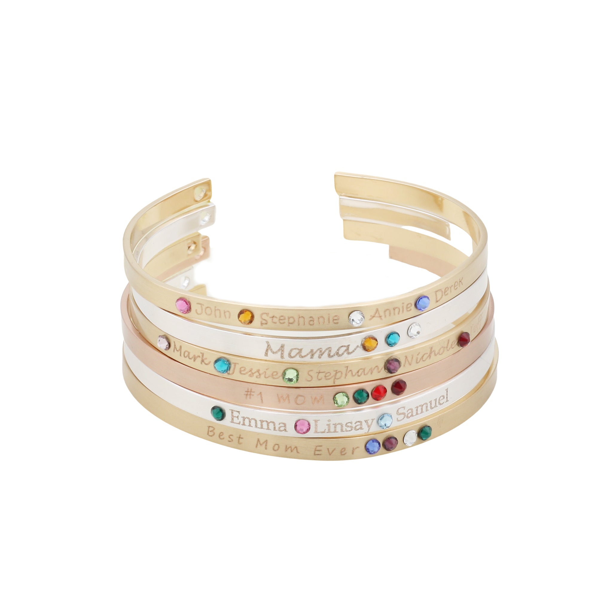 Cuff Bracelet Gemstone Bracelet Personalized Jewelry (FB-45)