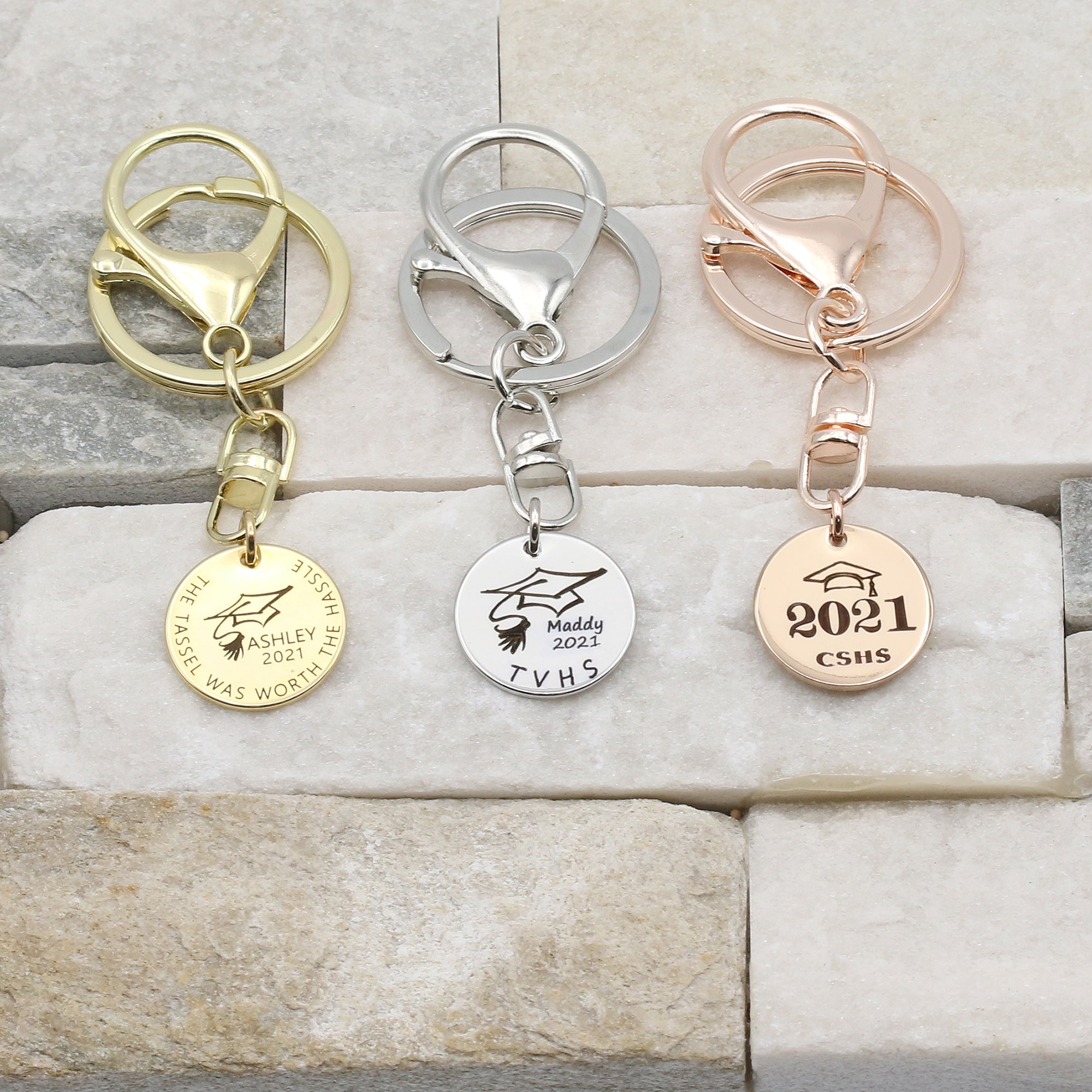 Graduation Keychain Graduation Gift Class of 2025 (FKC-04)