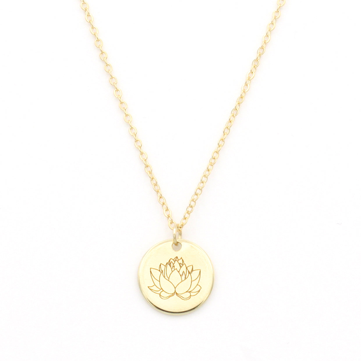 Birth Flower Necklace, Birth Month Flower, Birthday Gift, Custom Flower Necklace (FN-105)