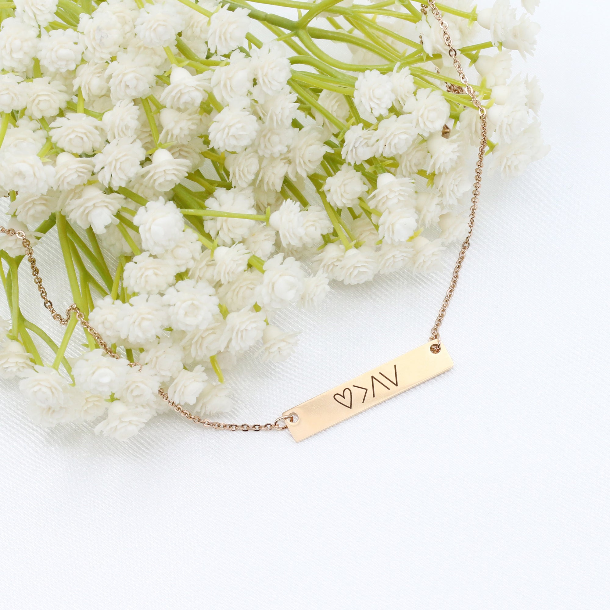 God is Greater than Highs and Lows Christian Necklace Bible Verse Necklace (FN-63)