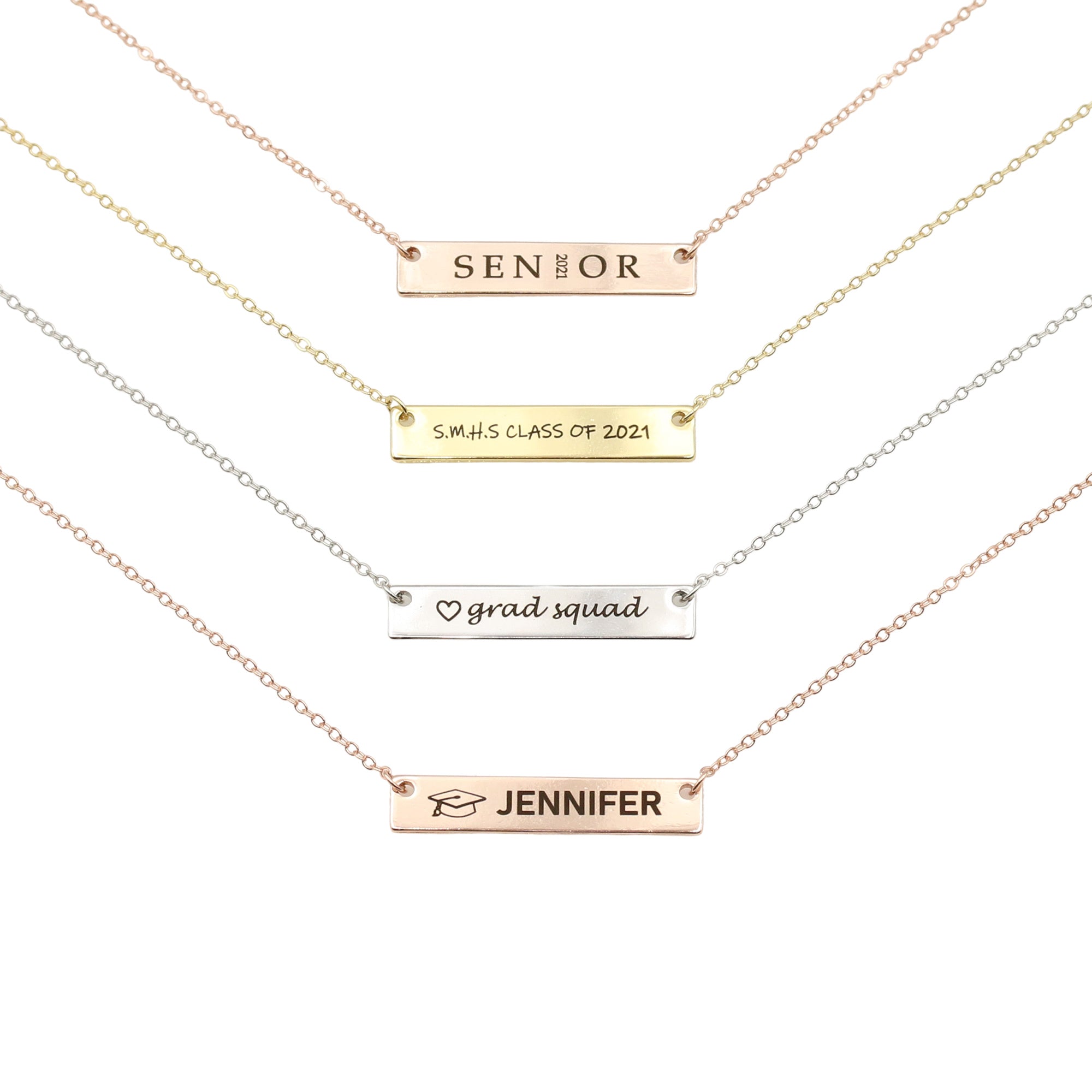 Custom Graduation Necklace College Student Graduation Gift (FN-69)