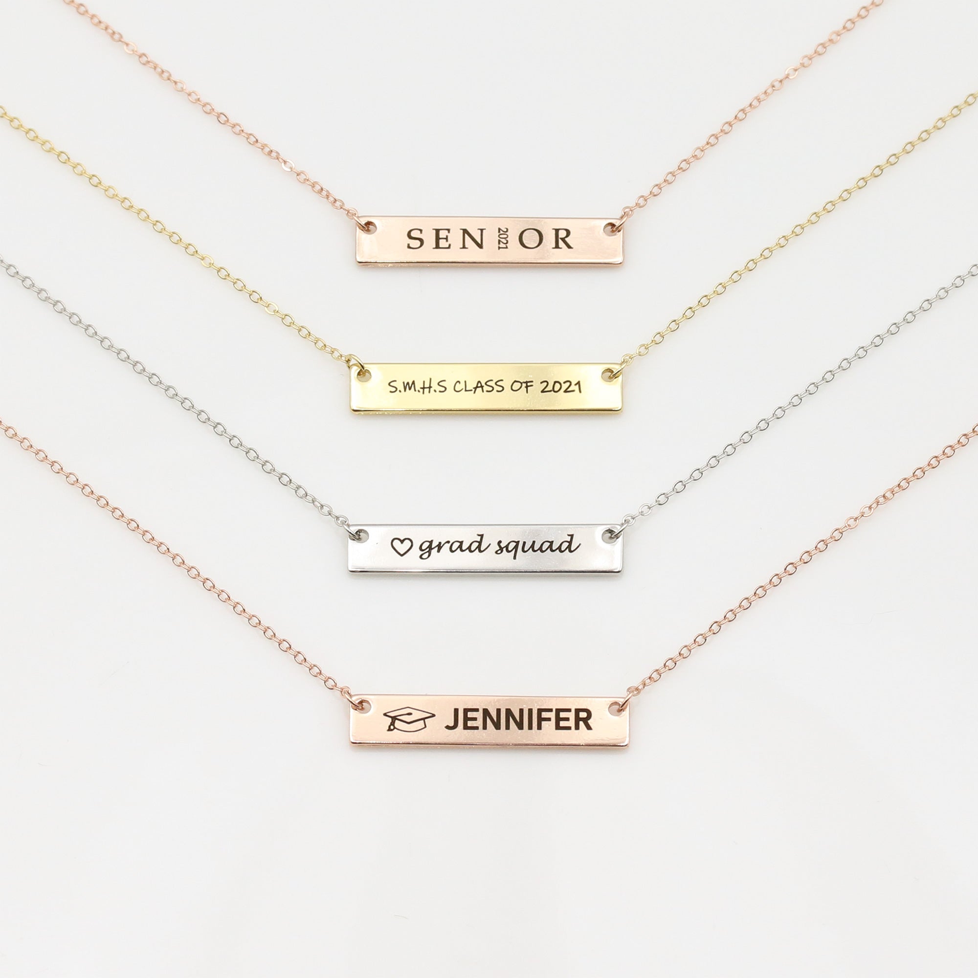 Custom Graduation Necklace College Student Graduation Gift (FN-69)