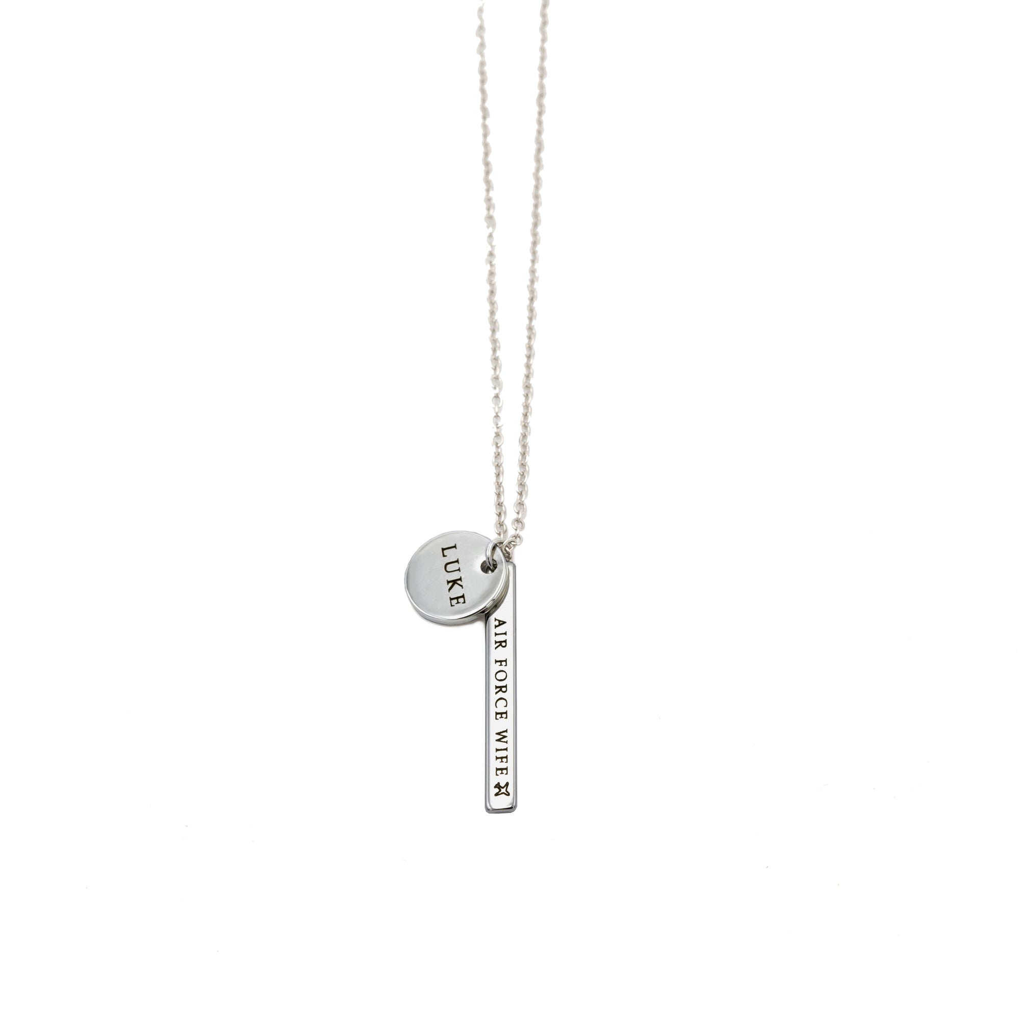 Deployment Necklace Long Distance Couples (FN-17)