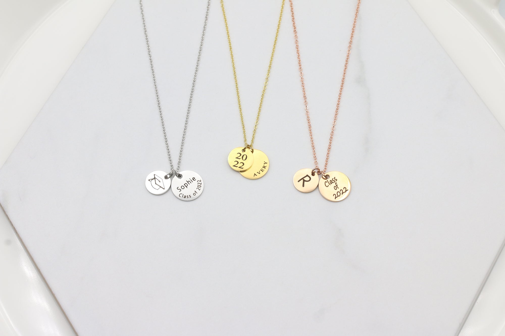 Custom Graduation Necklace Gift Customized Grads Gift (FN-09)