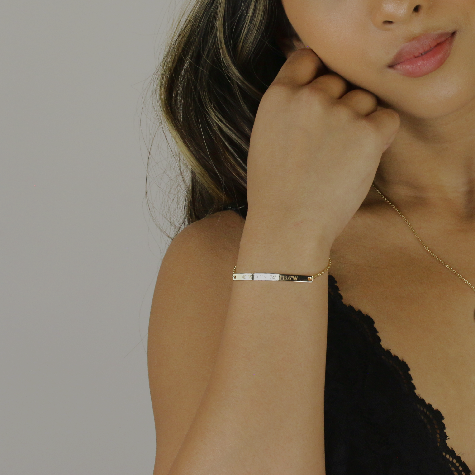 Custom Coordinate Bracelet Special Date Bracelet (FB-20)