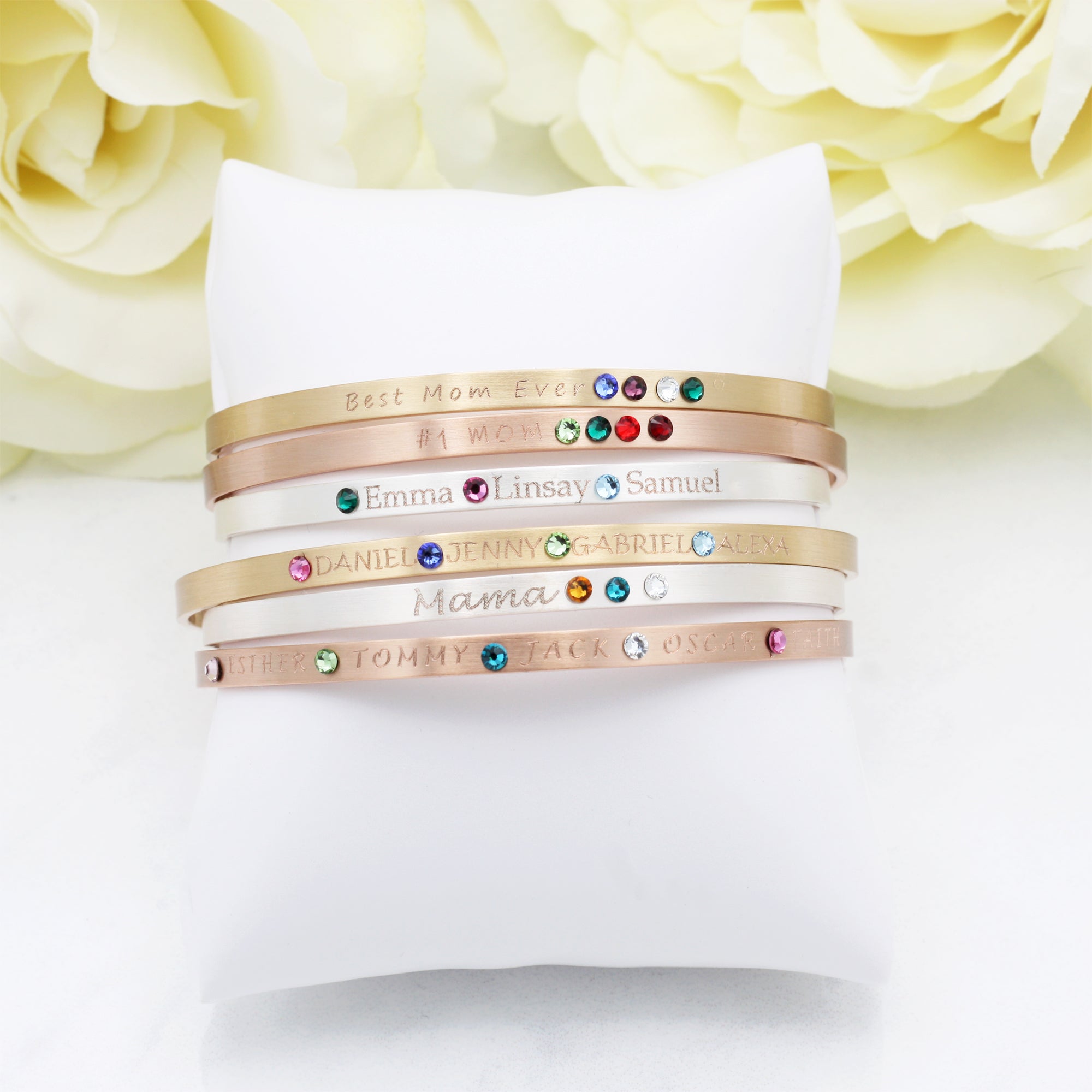 Cuff Bracelet Gemstone Bracelet Personalized Jewelry (FB-45)