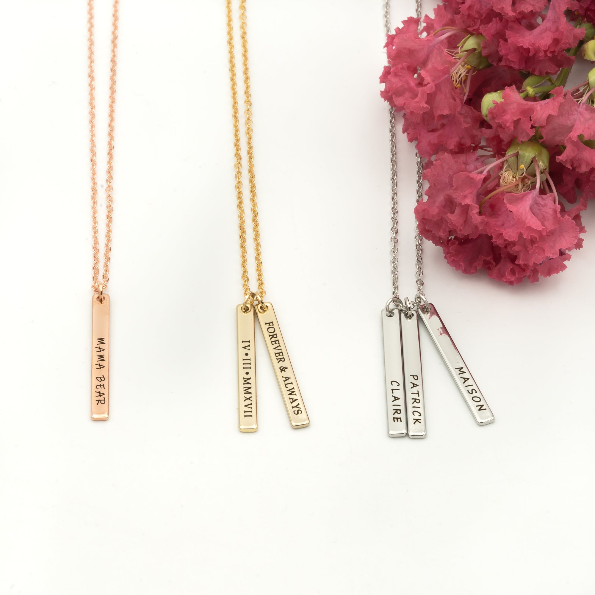 Custom Kids Name Necklace, Personalized Necklace (FN-22)