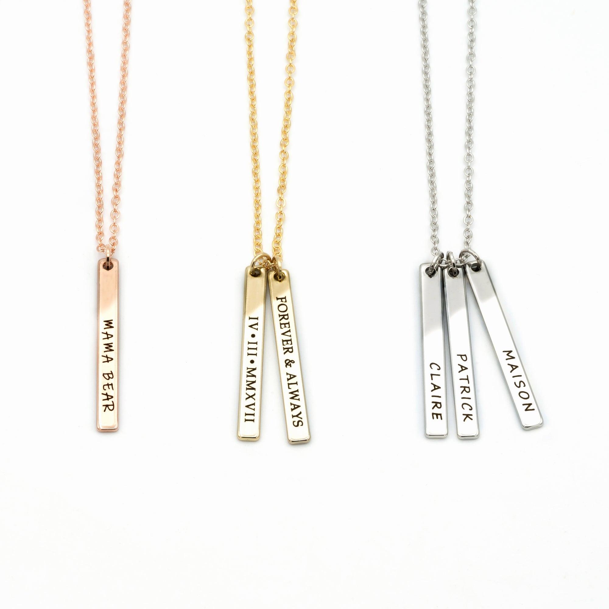 Custom Kids Name Necklace, Personalized Necklace (FN-22)