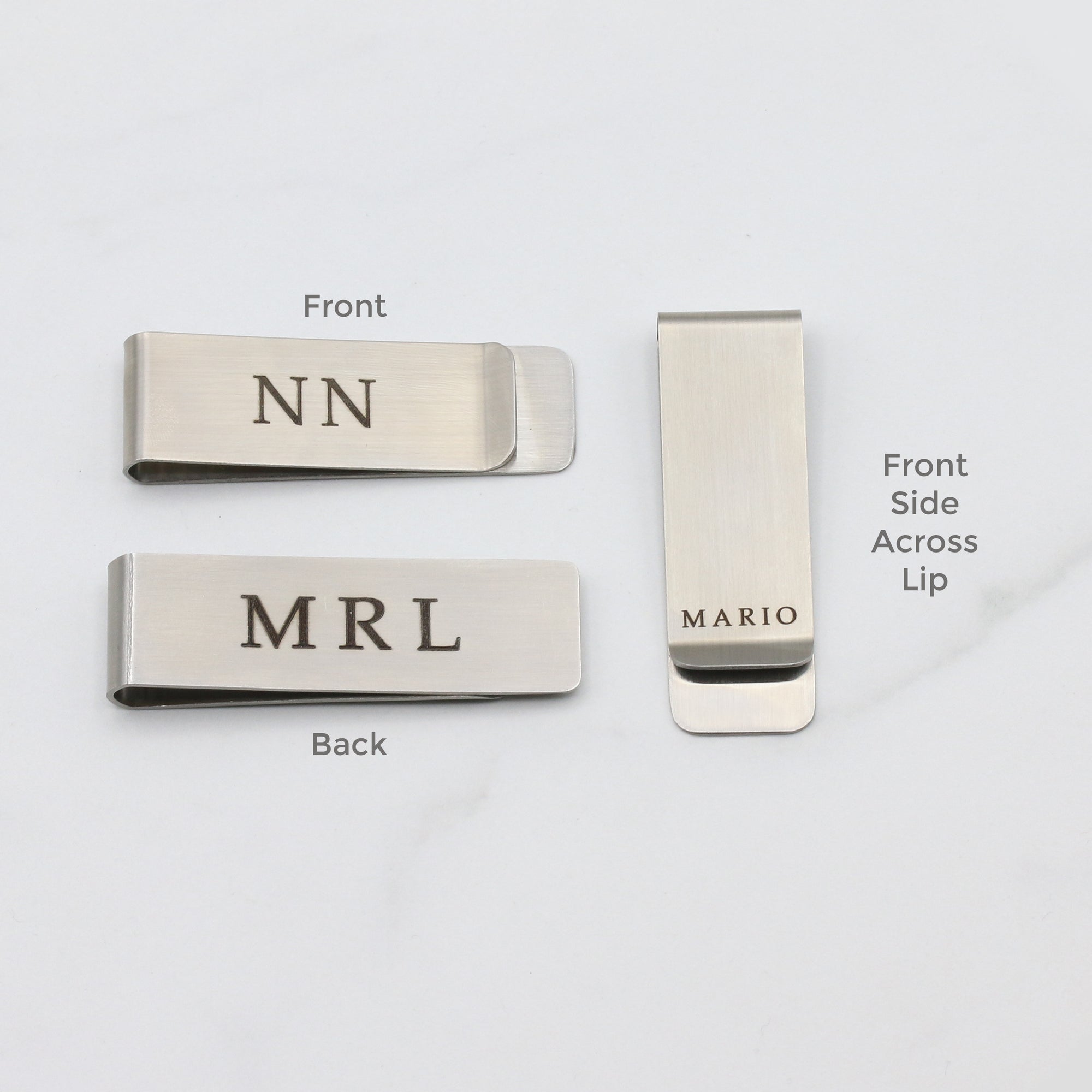 Personalized Money Clip Husband Gift Groomsmen Gift (FMOC-01)