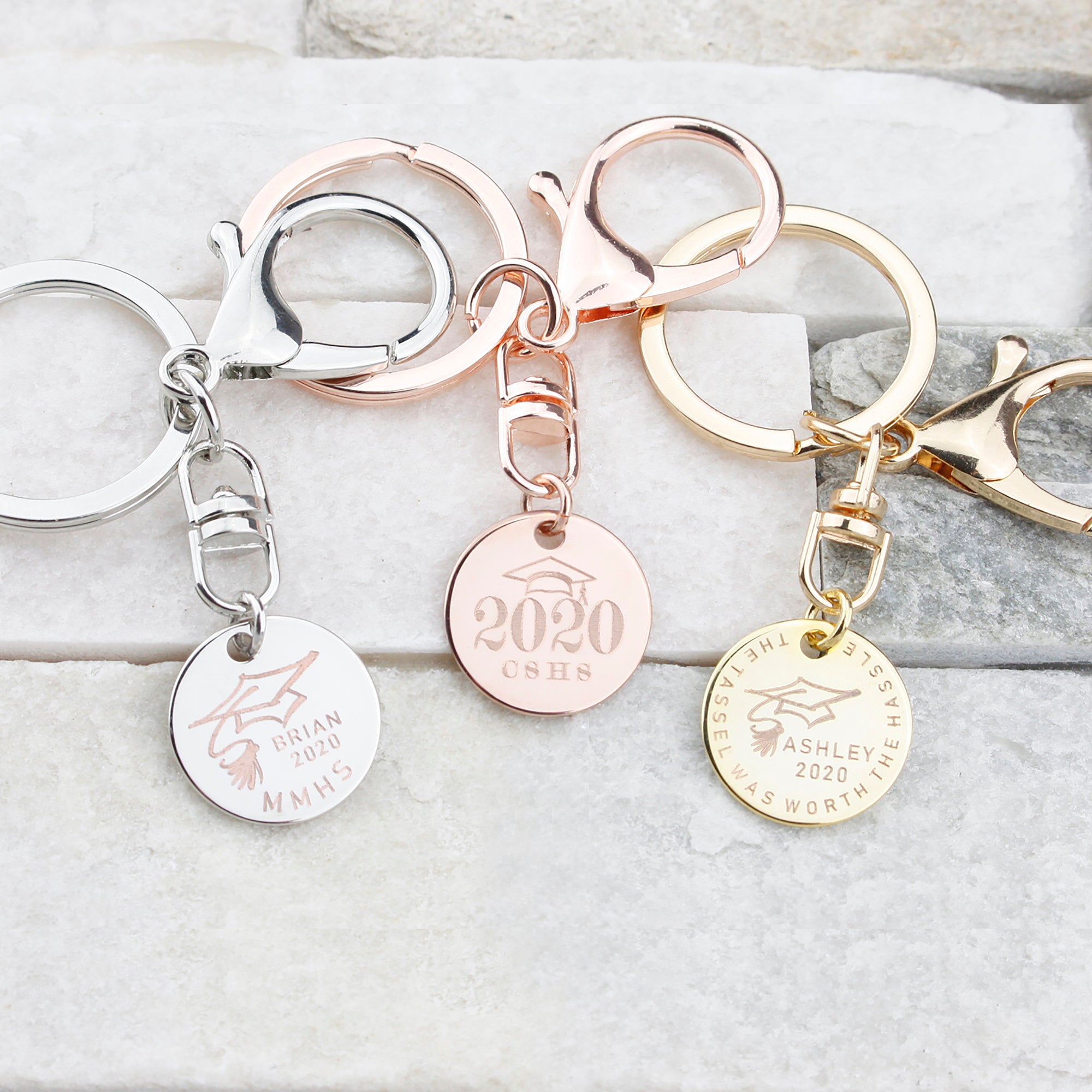 Graduation Keychain Graduation Gift Class of 2025 (FKC-04)