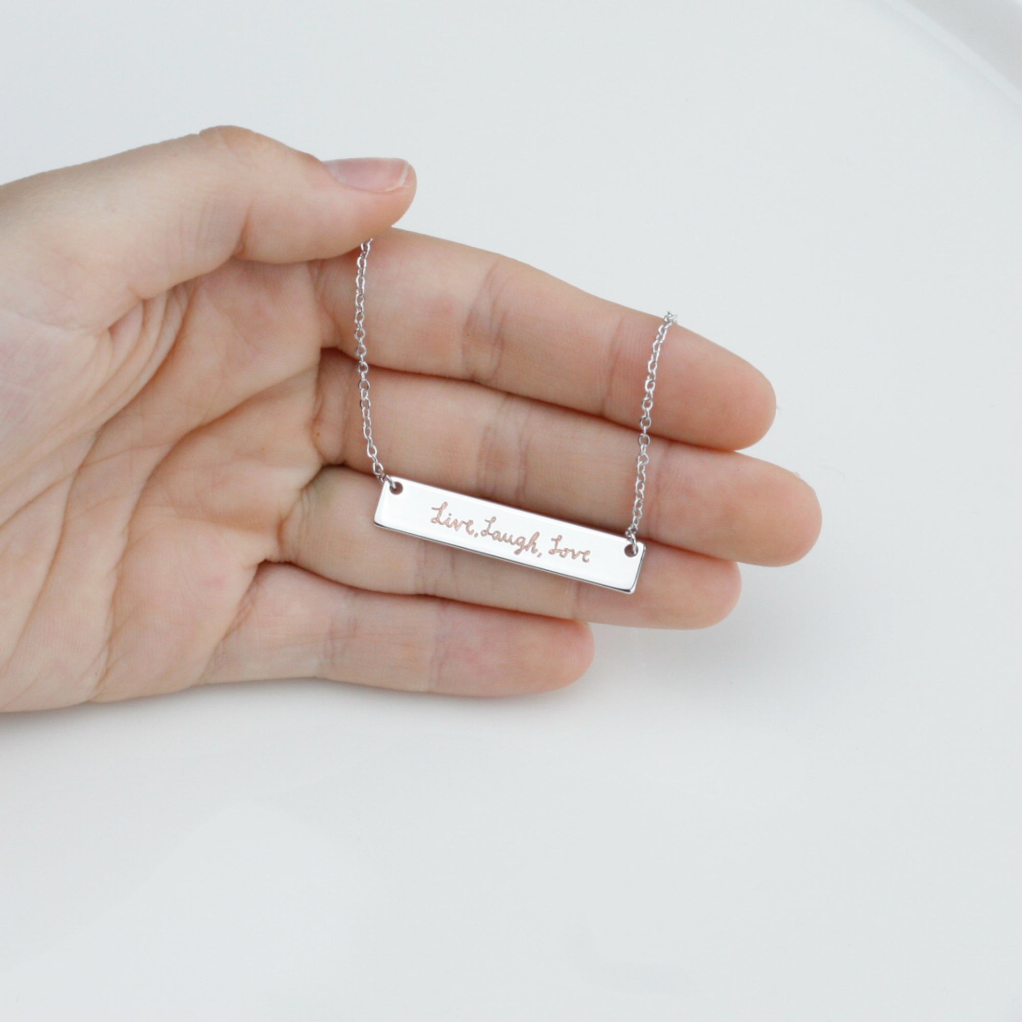 Birth Announcement, Baby Birth Stats Necklace, New Mom Gift (FN-27)