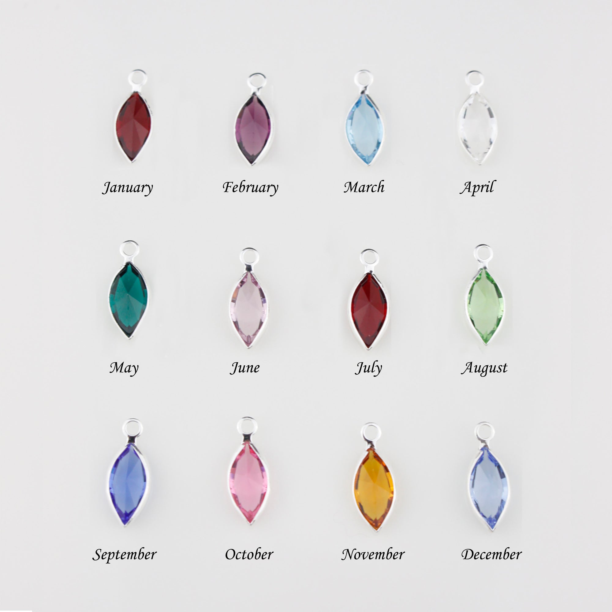 Custom Birthstone Necklace Grandma Necklace Family Tree Jewelry for Mom (FN-73)