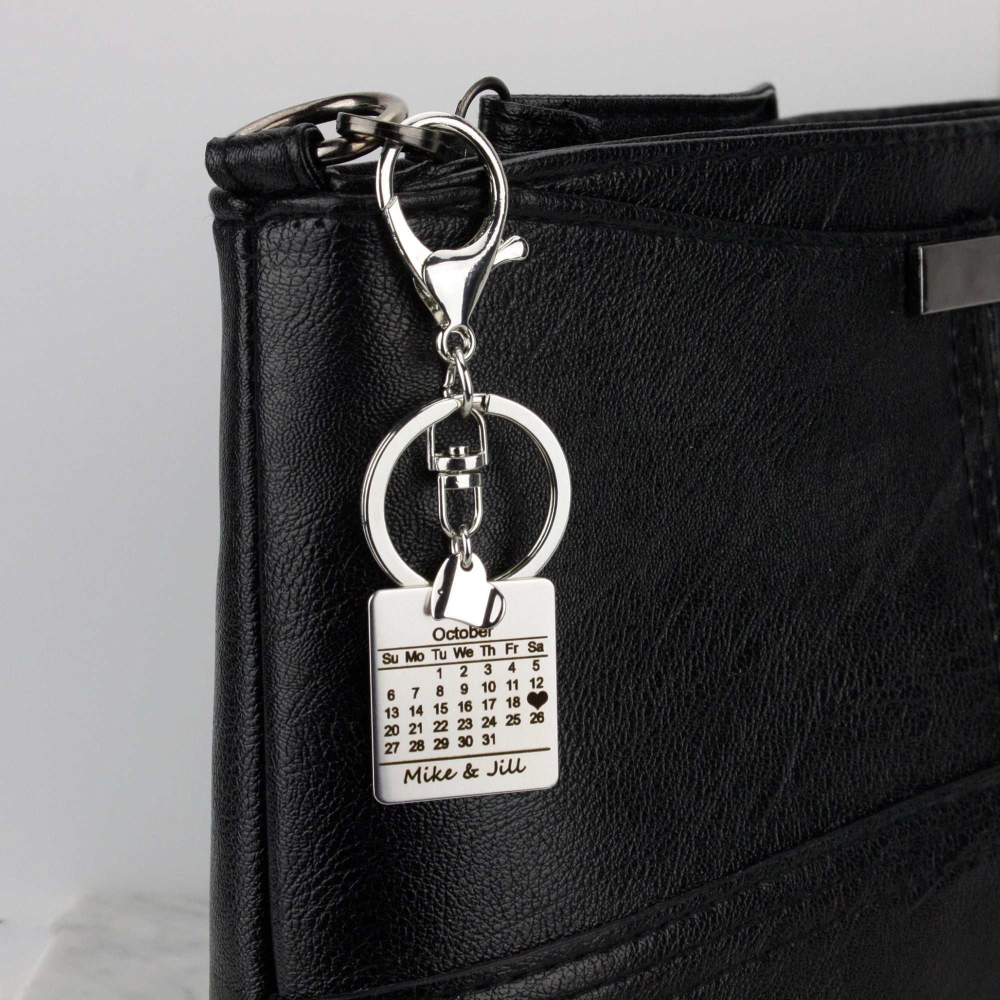Personalize Gift Calendar Keychain Anniversary Gift (FKC-27)