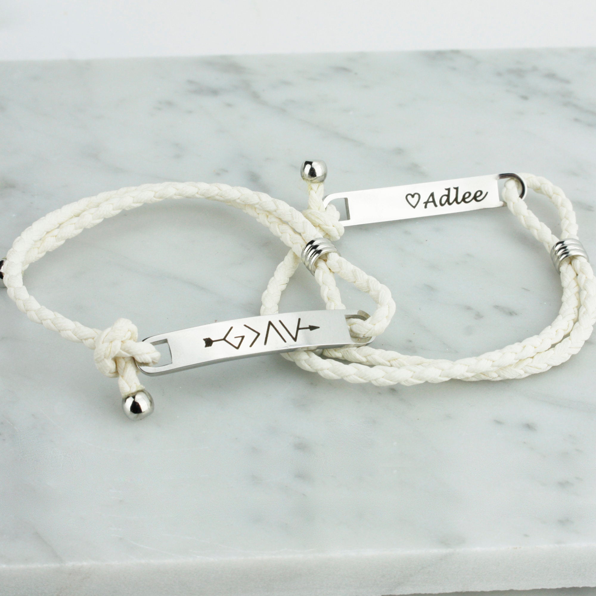 Personalized Men's Bracelet Custom Leather Bracelet (FB-25)