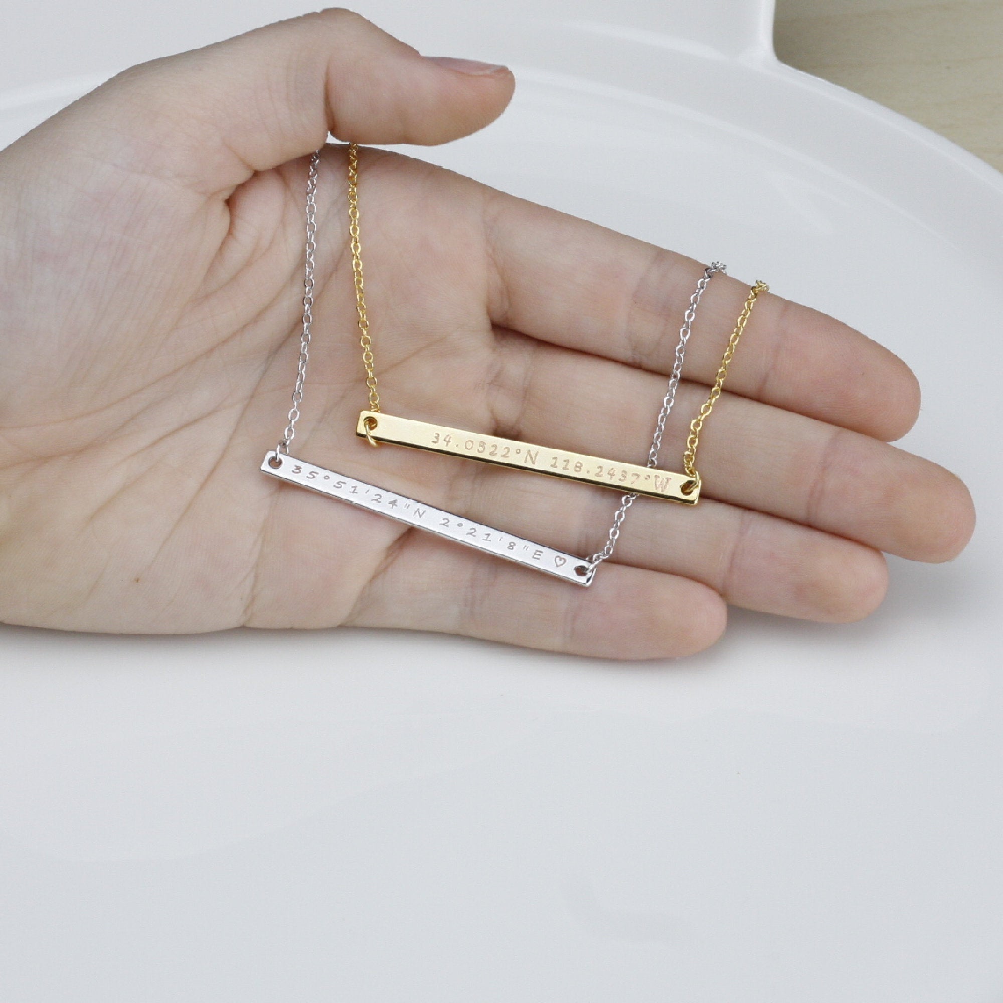 Custom Roman Numeral Necklace Special Date Necklace Anniversary (FN-82)