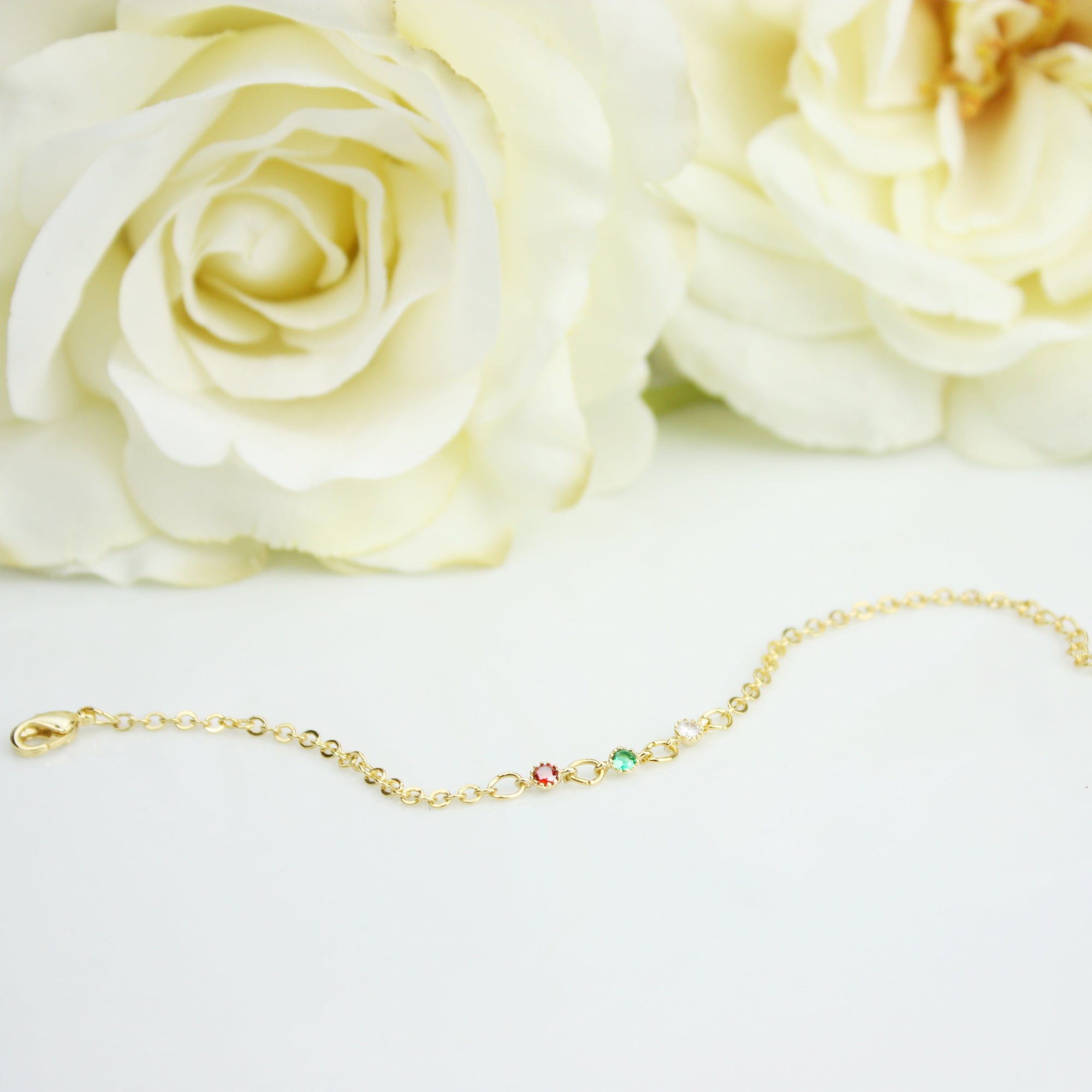 Birthstone Bracelet Dainty Bracelet (FB-43)