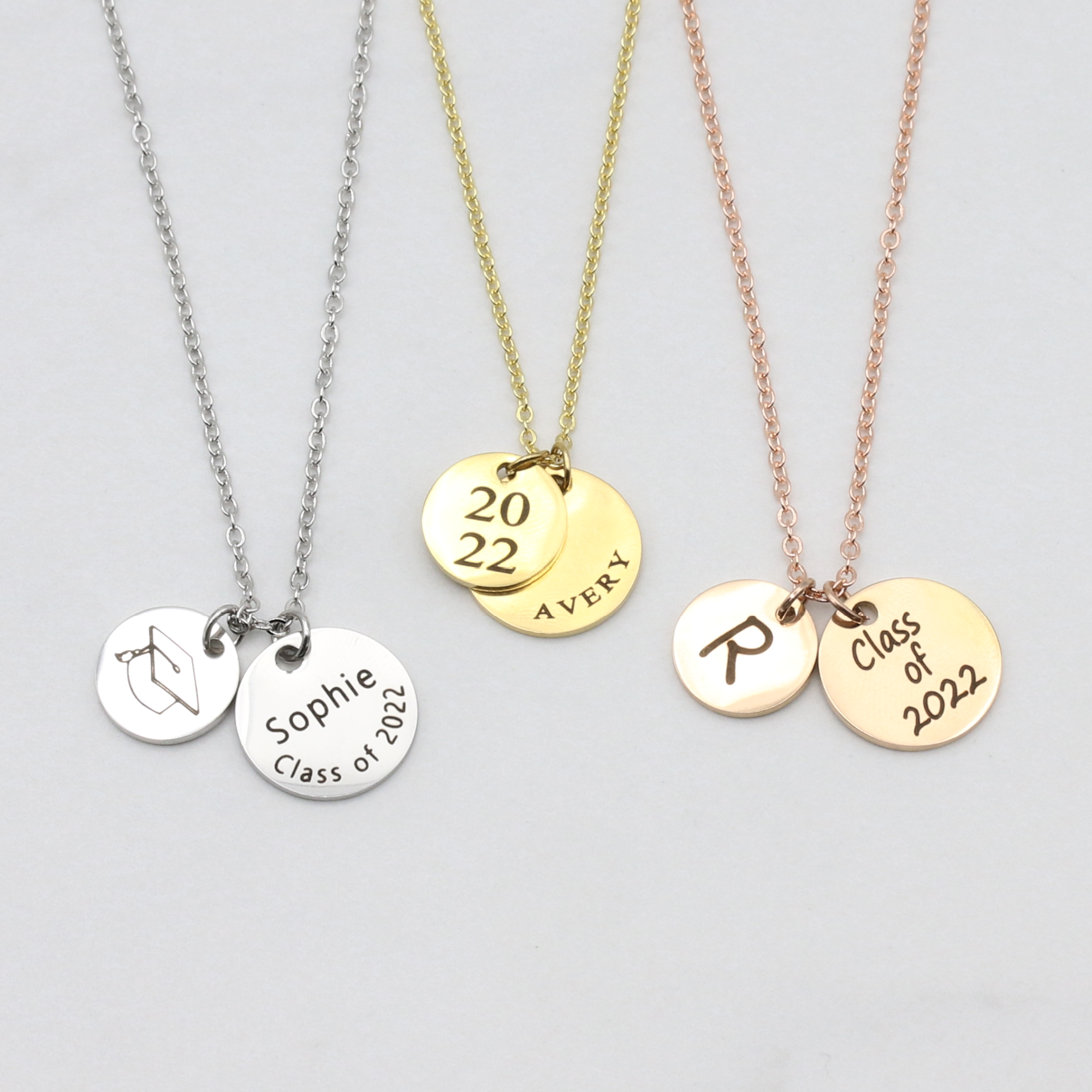 Custom Graduation Necklace Gift Customized Grads Gift (FN-09)