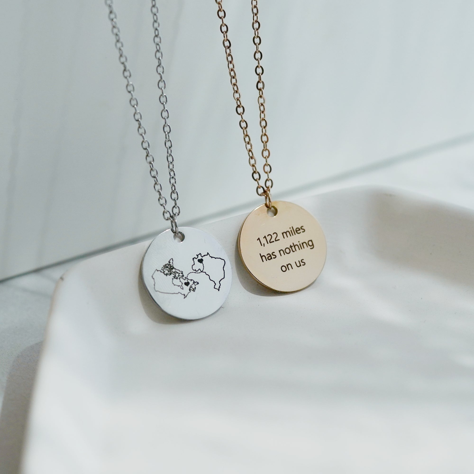 Personalized Country Map Necklace, Long Distance Relationship Gift, Going Away Moving Gift