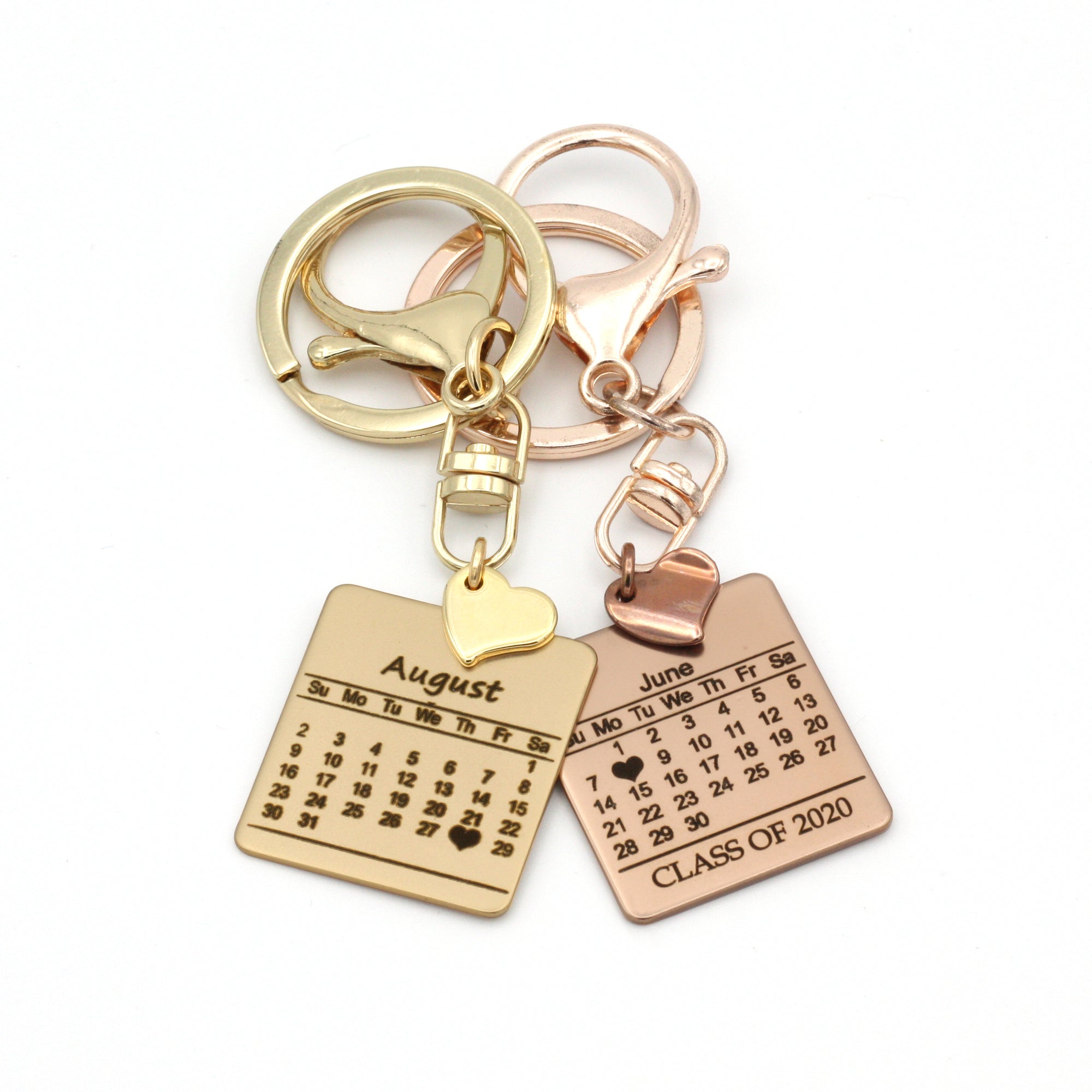 Personalize Gift Calendar Keychain Anniversary Gift (FKC-27)