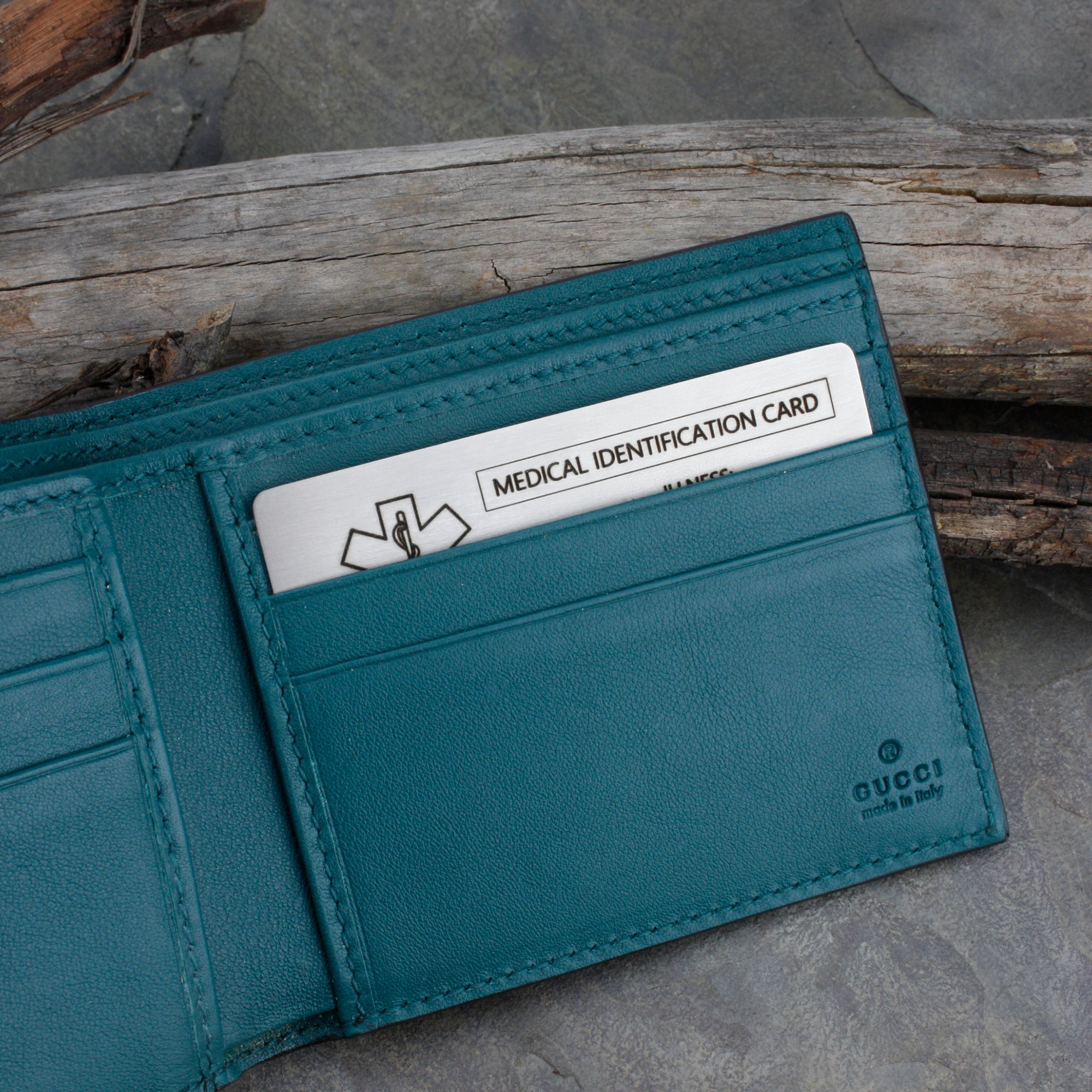 Personalized Medical ID Card Medical Wallet Card (FMED-01)